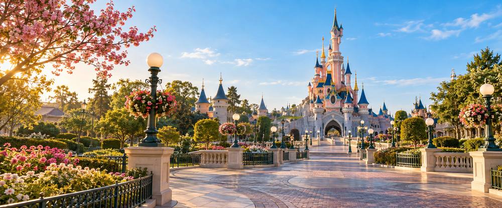 Château de Disneyland Paris, visuel d'illustration pour un trajet en chauffeur privé
